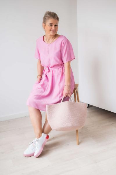 Viskose Crash - uni, pink